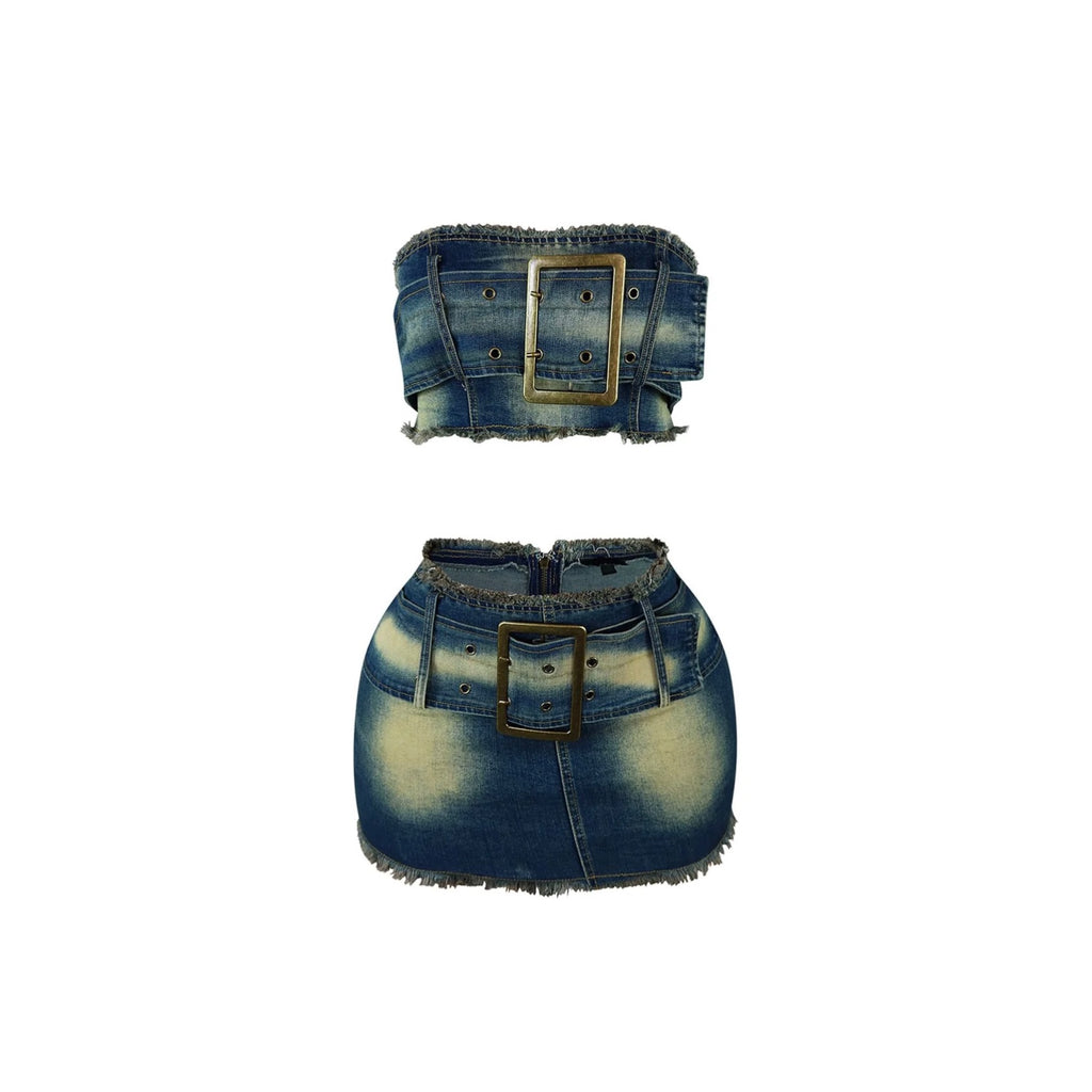 It Girl Vintage Skirt Set