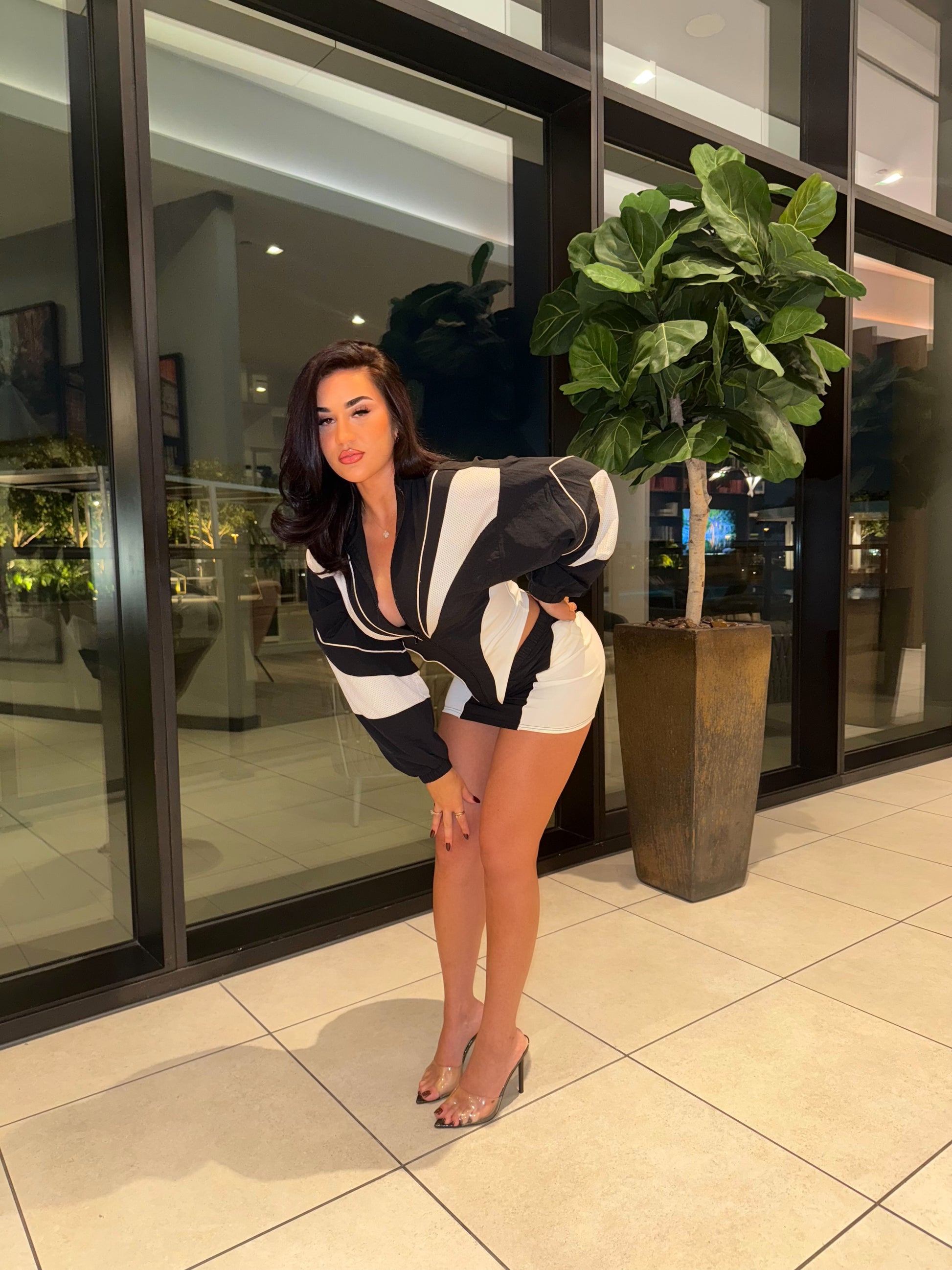 BRING IT ON TRACKSUIT TOP & MINI SKIRT SET